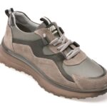 Pantofi sport GRYXX gri, ED003, din piele naturala