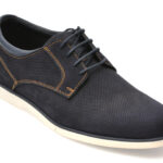 Pantofi OTTER bleumarin, 1099, din nabuc