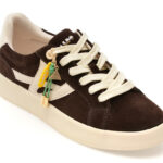 Pantofi sport Dama ALDO maro, MTL72 SNEAKER, din piele intoarsa