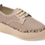 Pantofi dama GOLD DEER gri, 2126723, din piele naturala