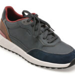 Pantofi sport GEOX bleumarin, U55F1B, din piele naturala