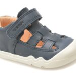Pantofi sport GEOX bleumarin, B555WA, din piele naturala