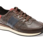 Pantofi sport BITE THE BULLET maro, 2111L, din piele naturala