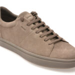 Pantofi sport GEOX gri, U55LDA, din piele intoarsa