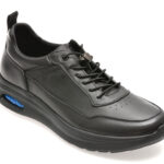 Pantofi sport EPICA negri, RF1013, din piele naturala