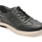 Pantofi sport BITE THE BULLET negri, FV310, din piele naturala