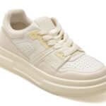 Pantofi sport GRYXX albi, 2987, din piele naturala