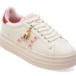 Pantofi sport Dama ALDO albi, ADORES 100, din piele ecologica