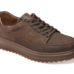 Pantofi sport GRYXX maro, BS41502, din nabuc