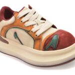 Pantofi sport Dama GRYXX albi, 8571, din material textil