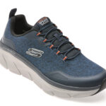 Pantofi sport SKECHERS bleumarin, D LUX WALKER 2.0, din material textil