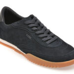 Pantofi sport BOSS bleumarin, 8707, din piele intoarsa