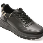 Pantofi sport EPICA negri, 6067, din piele naturala