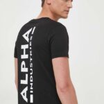 Tricou Barbati Alpha Industries tricou din bumbac Koszulka Alpha Industries Backprint T 128507 03