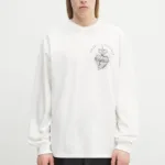 Tricou Barbati Aries longsleeve din bumbac Faded Aries Ex Amino LS Tee