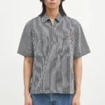 Tricou Barbati No Problemo polo de bumbac Mini Problemo SS Work Shirt - Denim