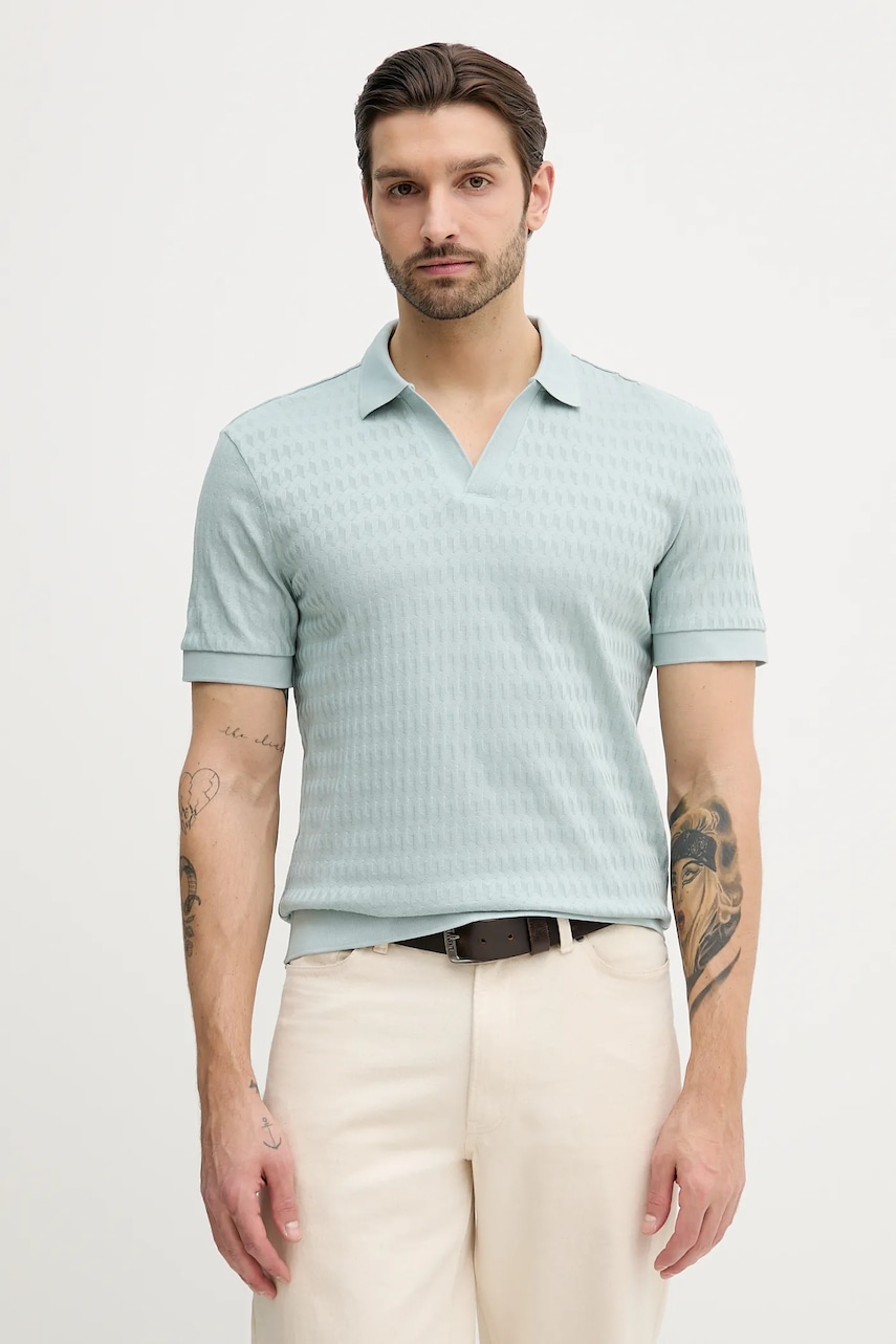 SS26-POM032-06X_F1 Tricou Barbati Joop! polo de bumbac - imagine 1