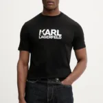 Tricou Barbati Karl Lagerfeld tricou din bumbac
