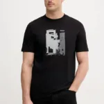 Tricou Barbati BOSS Orange tricou din bumbac Te_Imprint