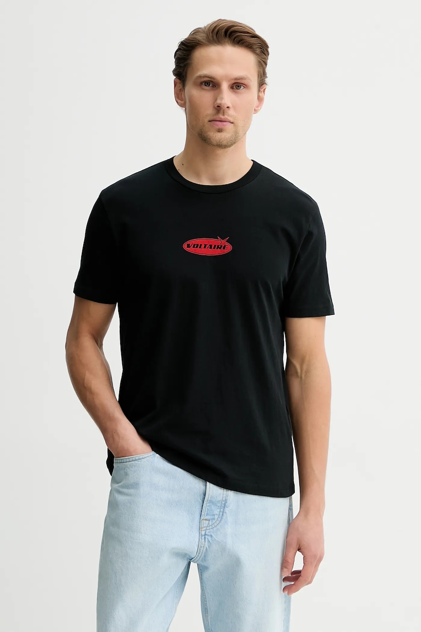 SS26-TSM0A0-99X_F1 Tricou Barbati ZADIG&VOLTAIRE tricou din bumbac - imagine 1