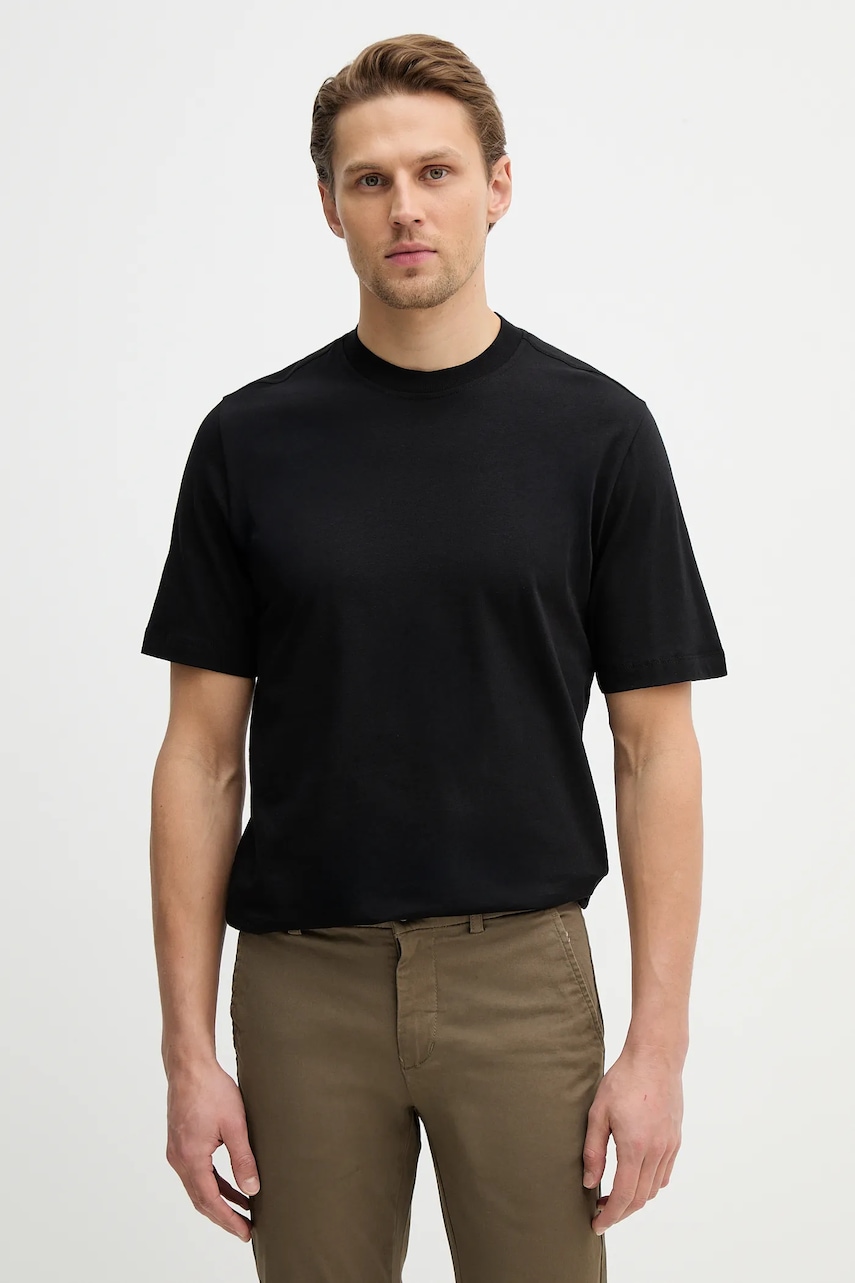 SS26-TSM0UZ-99X_F1 Tricou Barbati Sisley tricou din bumbac - imagine 1