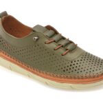 Pantofi dama GRYXX gri, PM2311, din piele naturala
