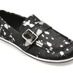 Pantofi dama EPICA PREMIUM negri, HF1256, din piele naturala