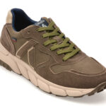 Pantofi sport CALLAGHAN kaki, 63800, din piele naturala