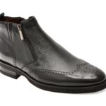 Ghete elegante LE COLONEL negre, 40940, din piele naturala