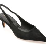 Pantofi dama eleganti ALDO negri, LEANE 001, din piele intoarsa