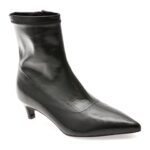 Botine elegante FLAVIA PASSINI negre, 95510, din piele ecologica