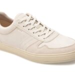 Pantofi sport GEOX bej, U65LSE, din piele ecologica