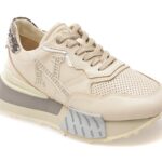 Pantofi sport Dama ERISMA bej, 1356796, din piele naturala
