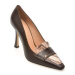 Pantofi dama eleganti EPICA maro, 6673540, din piele naturala