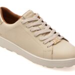 Pantofi sport Dama GEOX bej, D55WEB, din piele naturala