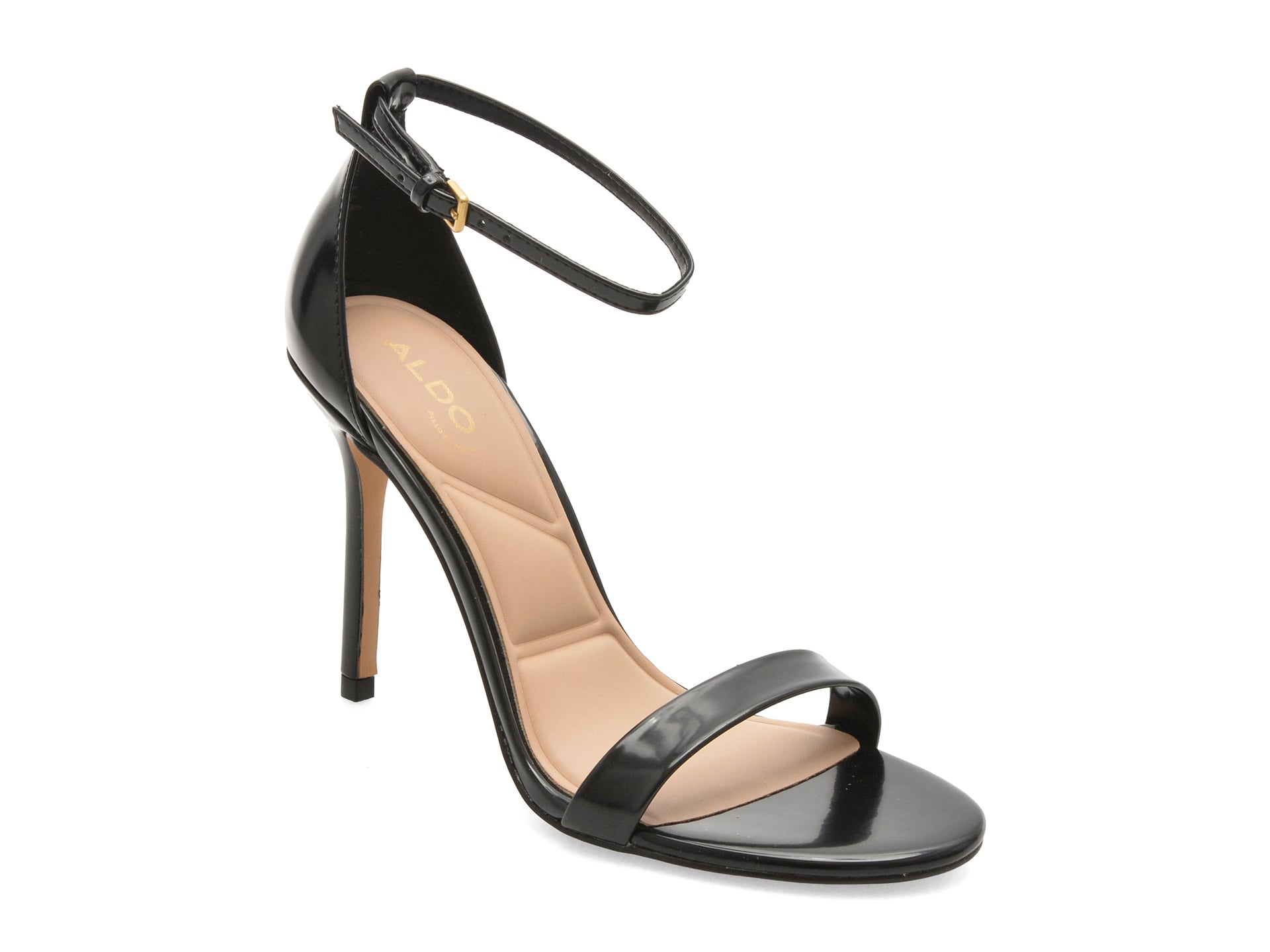 ac2f5d87f35801a670c07c668f8b9f3e82584e11ce59e1faf750eb9219ec504c Sandale elegante ALDO negre, JACYNTHE 001, din piele ecologica - imagine 1