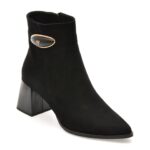 Botine EPICA negre, 2011628, din piele intoarsa