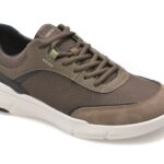 Pantofi sport GEOX gri, U65N8A, din material textil