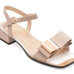 Sandale EPICA gri, XH2411, din piele naturala