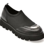 Pantofi dama EPICA negri, 1462602, din material textil