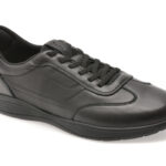 Pantofi sport GEOX negri, U65MWA, din piele naturala