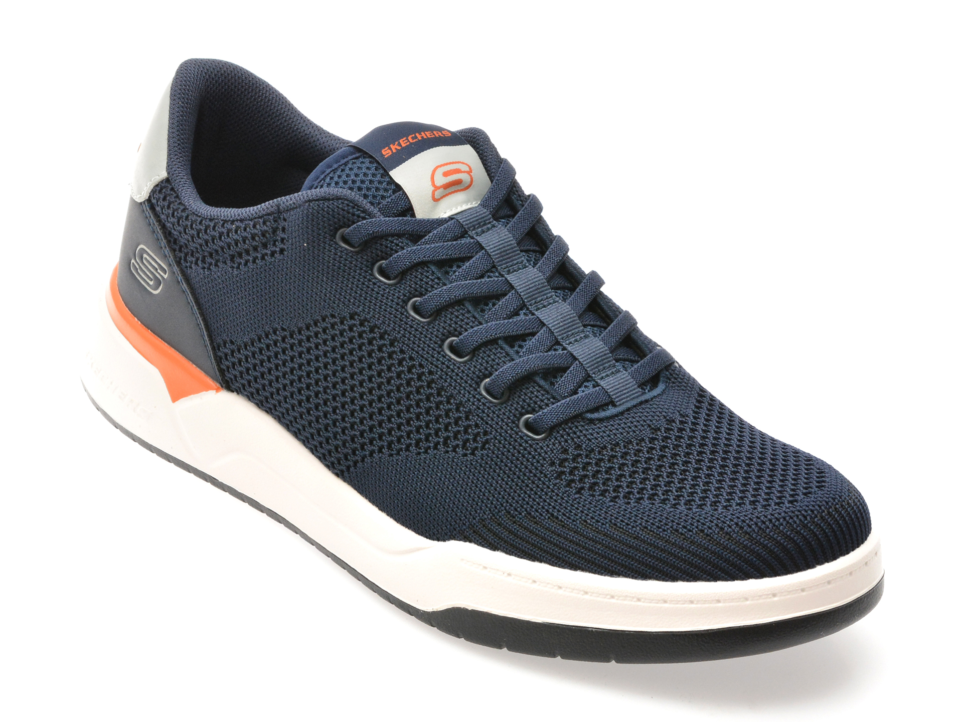 b0d5b8e4126410195835c97df14c2329a411ef430cfc65d990de3bb32eae2ec8 Pantofi sport SKECHERS bleumarin, CORLISS, din material textil - imagine 1