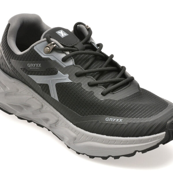 Pantofi sport GRYXX negri, 1306, din material textil