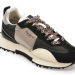 Pantofi sport Dama PEPE JEANS negri, LS60001, din material textil