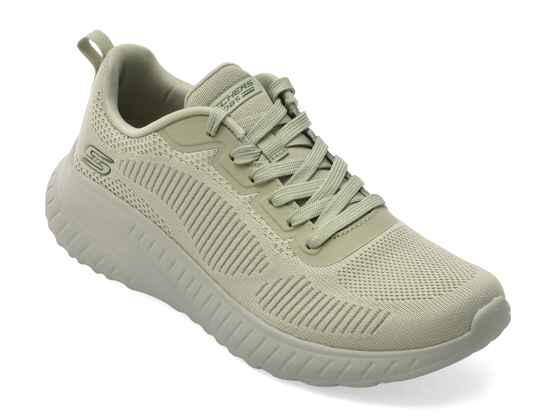b49e87ce6d42efaf60bfa030a9aba40c8a6a0b78e84ef12b205089499c75b543 Pantofi sport Dama SKECHERS gri, BOBS SQUAD CHAOS, din material textil - imagine 1