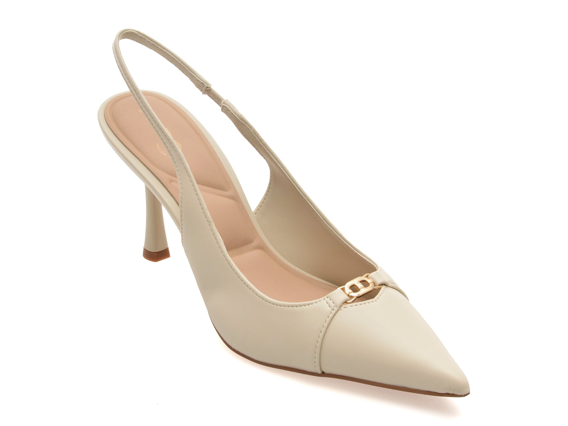 b572d49f11507094717677d10630dfdb1f5292467b1d84e7e1621c5e2f99fbc0 Pantofi dama eleganti ALDO albi, AUGUSTAS 110, din piele ecologica - imagine 1