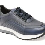 Pantofi sport BITE THE BULLET bleumarin, 2121, din piele naturala
