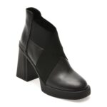 Botine GRYXX negre, H231, din piele naturala