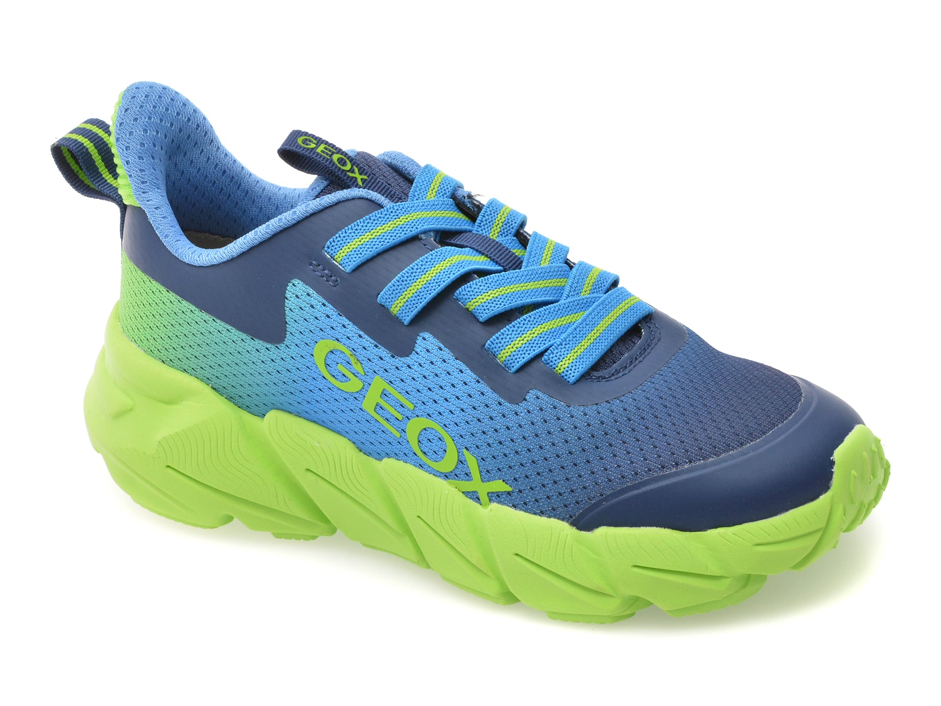 b7d5672929d4fa8e76c9514f4b1f0a8dd0c0e10186060b877f67006340570405 Pantofi sport GEOX albastri, J46N1A, din material textil - imagine 1