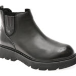 Ghete GRYXX negre, 8089, din piele naturala